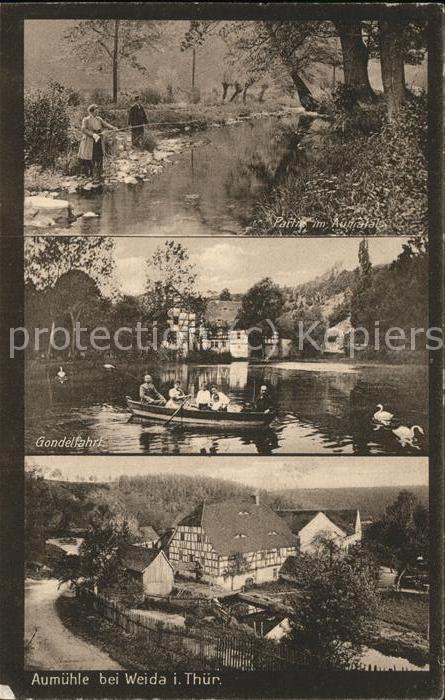 Weida Thueringen Aumuehle Gondelfahrt