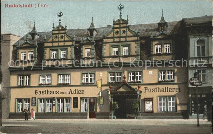Rudolstadt Gasthaus zum Adler Posthalterei