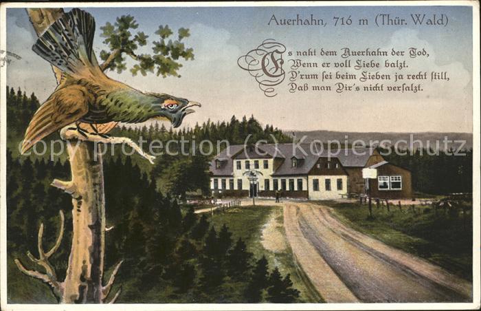 Stuetzerbach Auerhahn Spruch