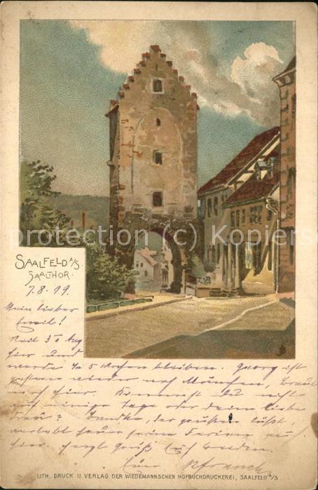 Saalfeld Saale Saalthor