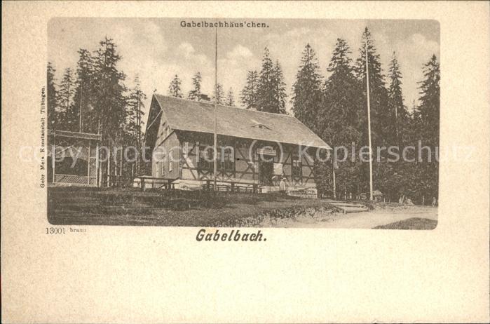 Gabelbach Thueringen Gabelbachhaeuschen