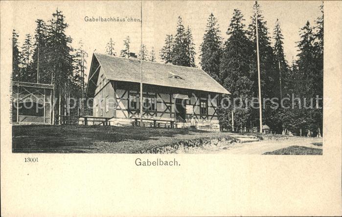 Gabelbach Thueringen Gabelbachhäuschen