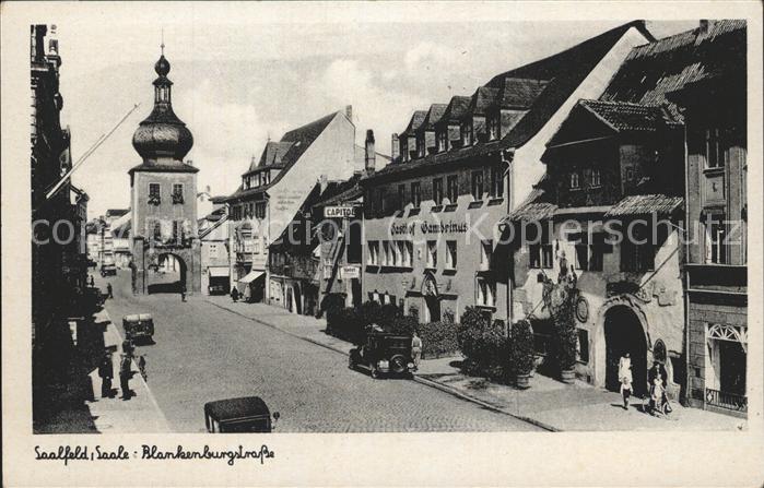 Saalfeld Saale Blankenburgstrasse Stadt