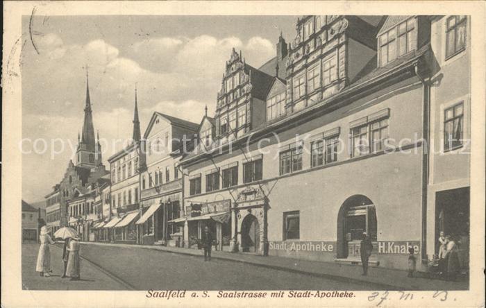 Saalfeld Saale Saalstrasse Stadt-Apotheke