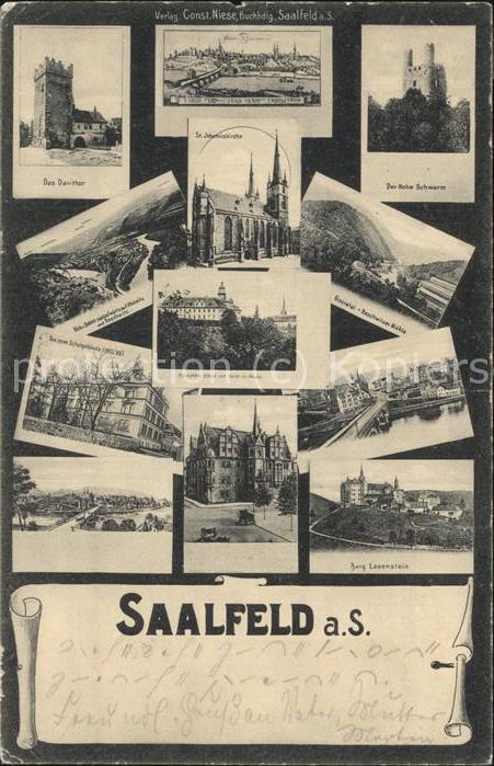 Saalfeld Saale Darrthor Hohe Schwarm