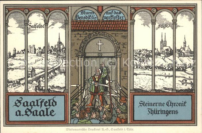 Saalfeld Saale Steinerne Chronik Thüringens Wiedmannsk
