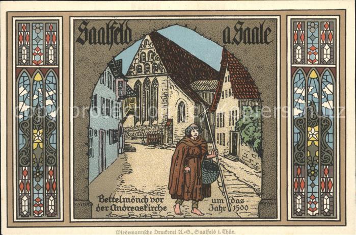Saalfeld Saale Bettelmönch Andreaskirche 1500