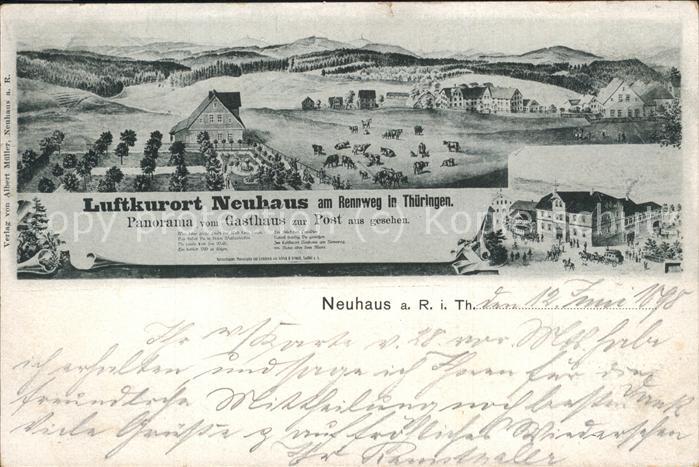 Neuhaus Rennweg Luftkurort Rennweg Gasthaus zur Post