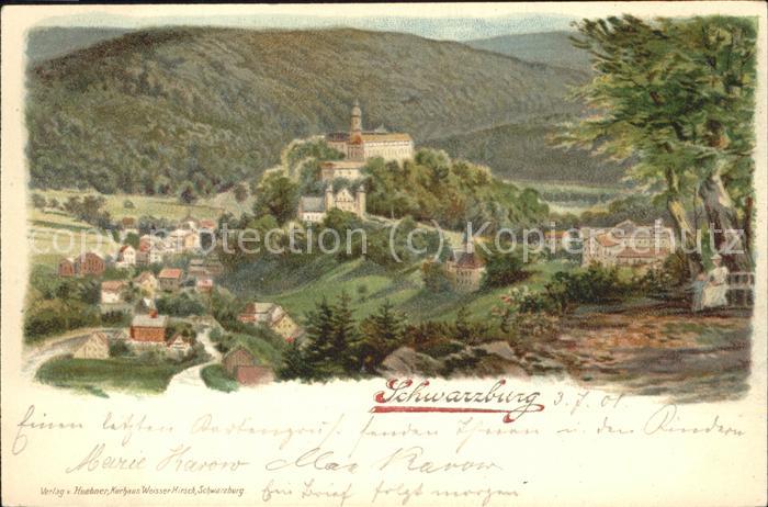 Schwarzburg Thueringer Wald Stadt