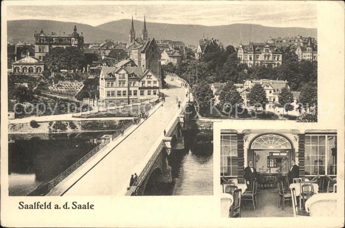 Saalfeld Saale Brücke Bahnhofswirtschaft