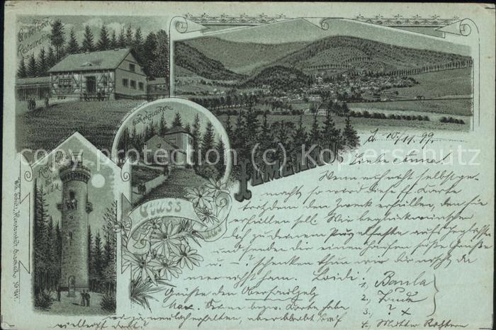 Saalfeld Saale Gabelbach Restauration Kickelhahn