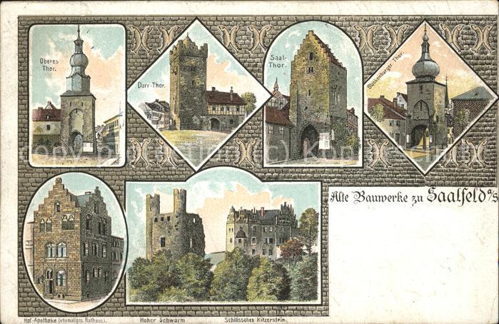 Saalfeld Saale Oberes Thor Saal-Thor Schlösschen