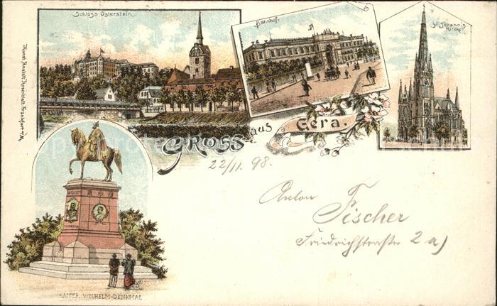 Gera Bahnhof Kaiser Wilhelm Denkmal