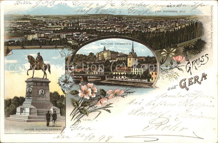 Gera Kaiser Wilhelm-Denkmal Weinberg