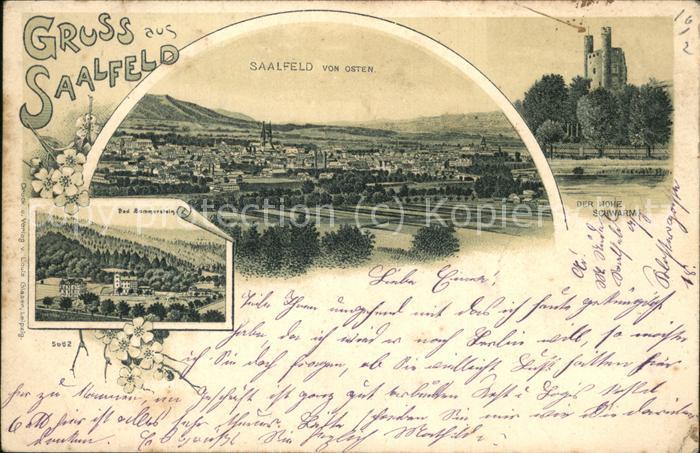 Saalfeld Saale Osten Hohe Schwarm