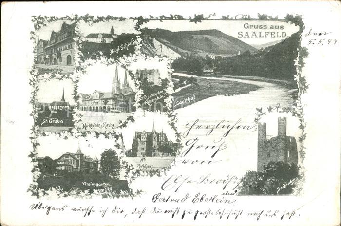 Saalfeld Saale Saalethal St. Graba