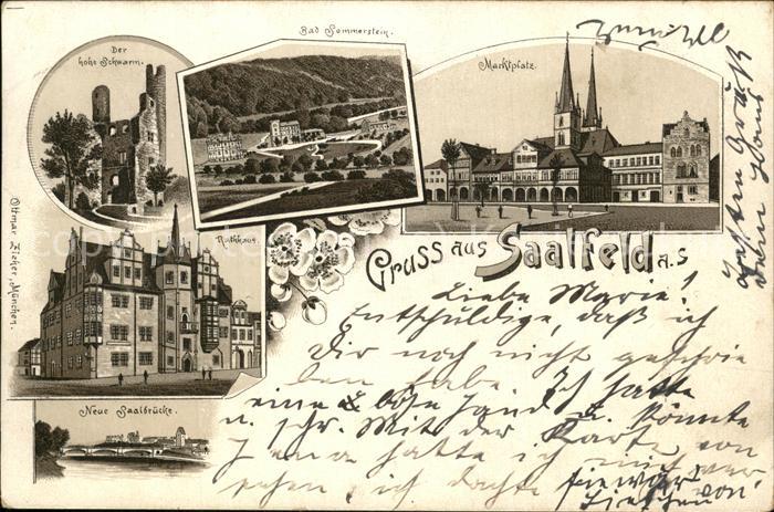 Saalfeld Saale Bad Sommerstein Hohe Schwarm