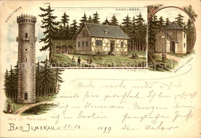 Ilmenau Bad Ilmenau Gabelbach Kickelhahn