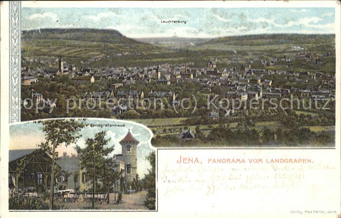 Jena Pamorama Landgrafen Leuchtenburg Landgrafenhaus