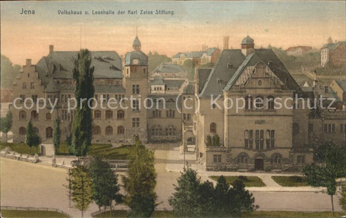Jena Volkshaus Lesehalle der Karl Zeiss Stif