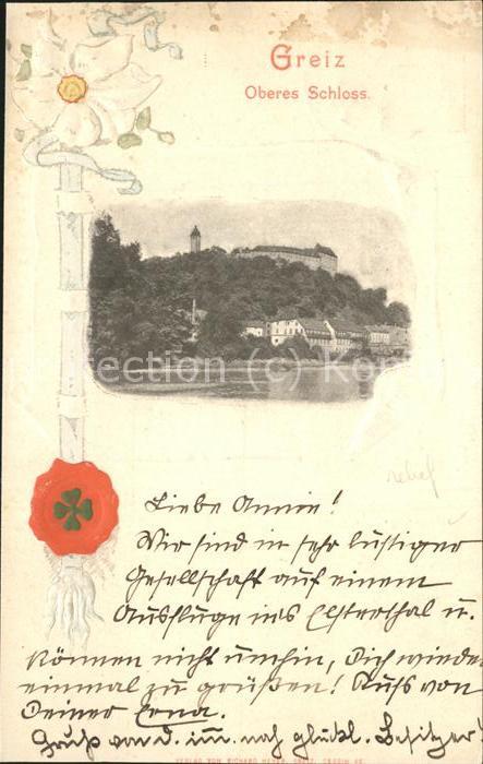 Greiz Thueringen Oberes Schloss