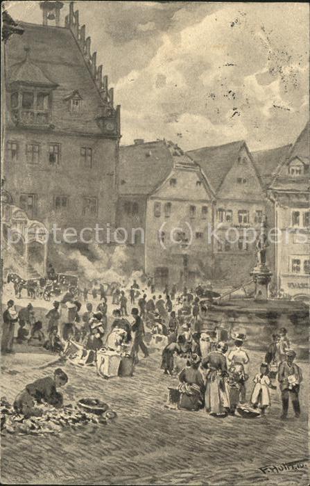 Poessneck Alt-Pössneck Wochenmarkt