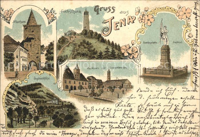 Jena Fuchsturm Affenturm Sophienhoehe