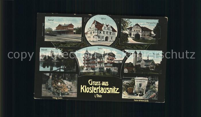 Bad Klosterlausnitz Bahnhof Rathaus Ernst-Agnes-Heim