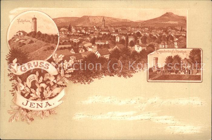 Jena Fuchsturm Kriegerdenkmal Forsthaus