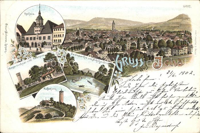 Jena Rathaus Fuchsturm Kriegerdenkmal Forsth