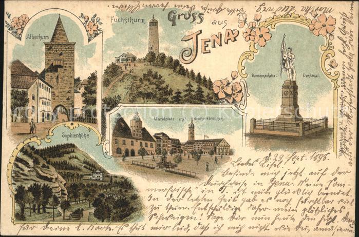 Jena Fuchsturm Burschenschafts-Denkmal Sophienhoehe Affenturm