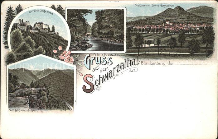 Schwarzatal Schloss Greifenstein Griesbach-Felsen