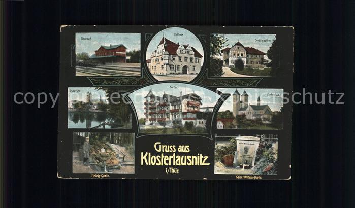 Bad Klosterlausnitz Bahnhof Rathaus Klosterkirche Kurhaus