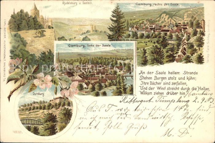 Camburg Rudelsburg Jornburg