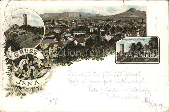 Jena Kriegerdenkmal Forsthaus Fuchsturm