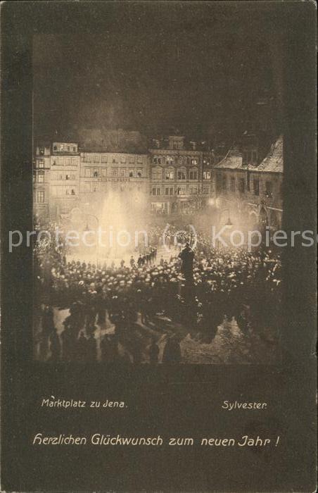 Jena Marktplatz Silvester