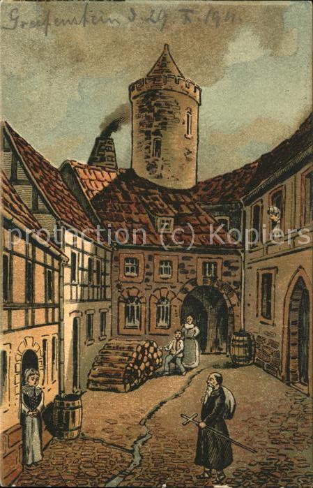 Bad Blankenburg Greifenstein Kemnaten Küche Burgfried P