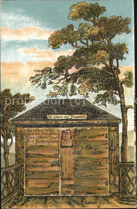 Schwarzburg Thueringer Wald Trippstein Leporello