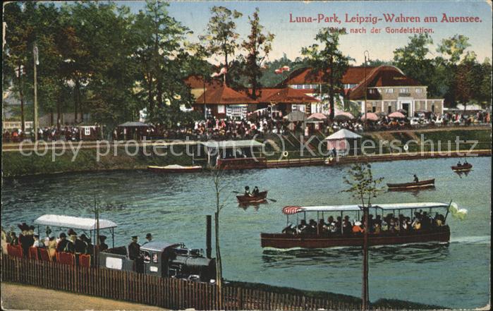 Leipzig Luna Park Wahren Auensee Boot