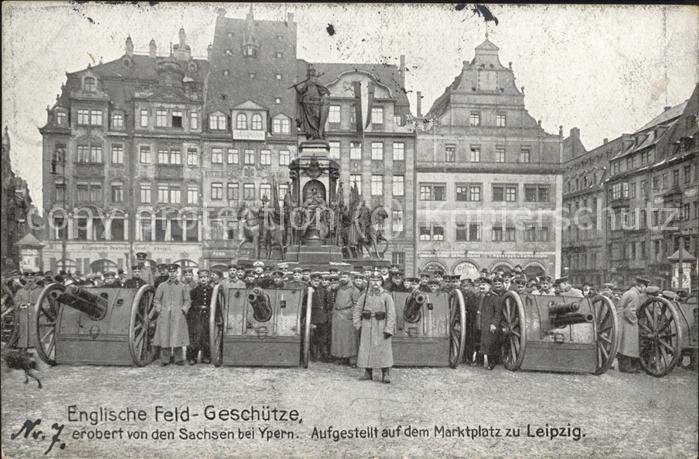 Leipzig Englische Feld-Geschütze