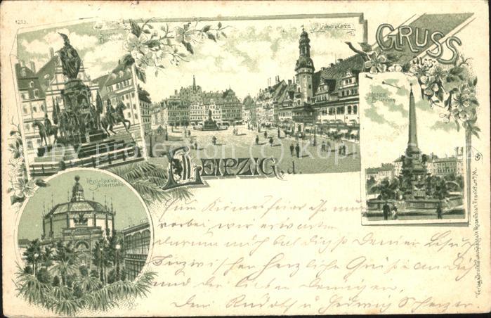 Leipzig Denkmal Marktplatz