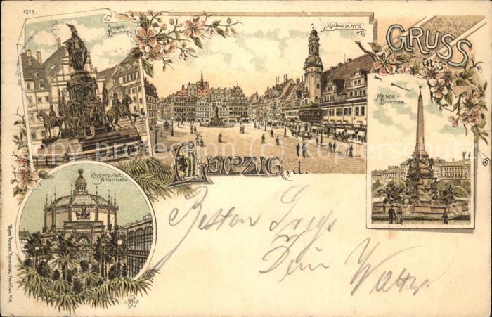 LEIPZIG Sachsen Denkmal Markt