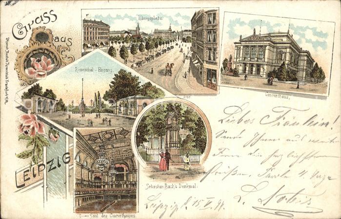 Leipzig Saal Concerthaus Rosenthal-Eingang