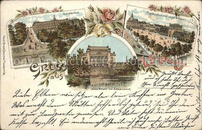 LEIPZIG Sachsen Theater Schwanenteich