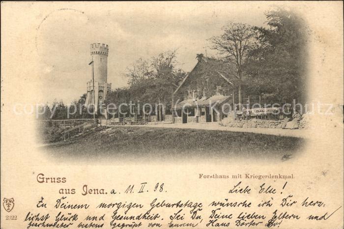 Jena Forsthaus Kriegerdenkmal