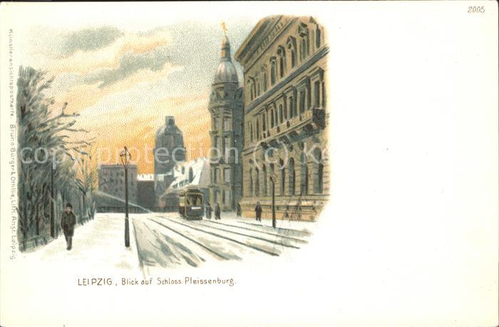 Leipzig Schloss Pleissenburg Strassenbahn