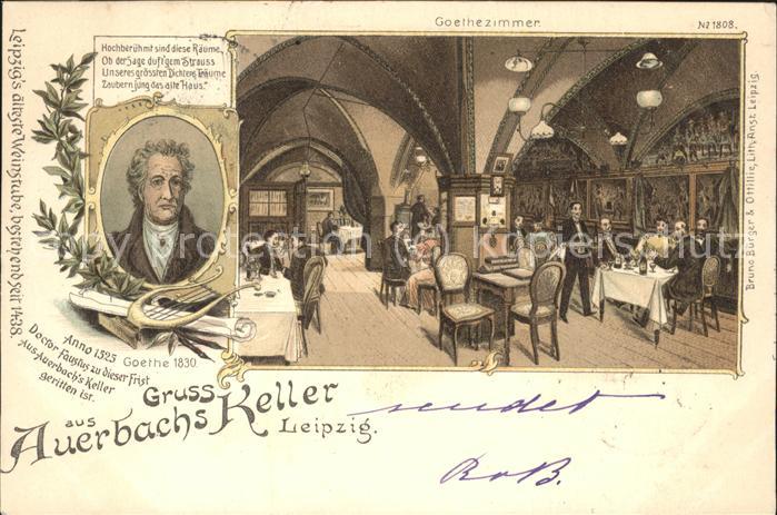 Leipzig Goethezimmer Auberachs Keller