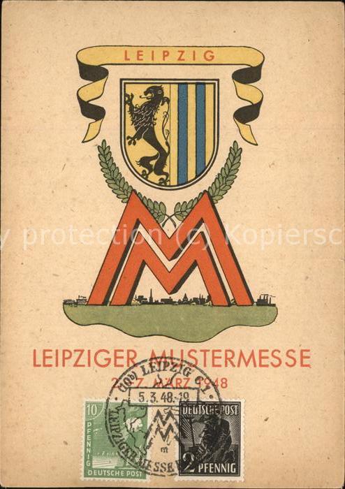 LEIPZIG Sachsen Mustermesse Emblem