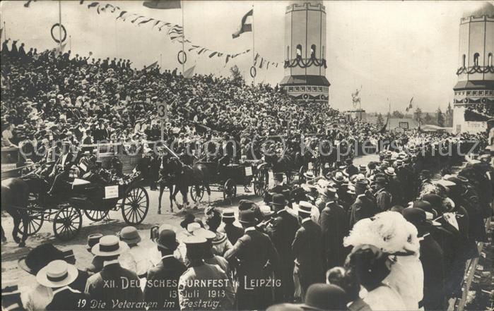 Leipzig Dt Turnfest Veteranen Festzug