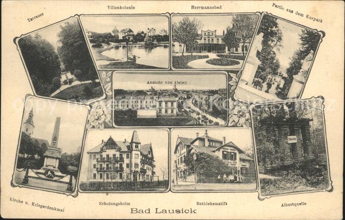 Bad Lausick Terrasse Villenkolonie Herrmansbad Kurp